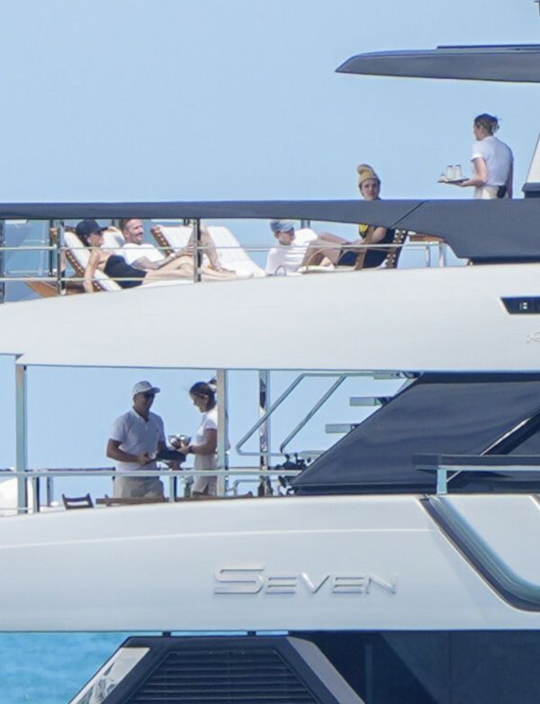 Beckhamowie wypoczywają na jachcie