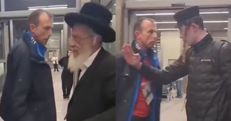 Awantura na lotnisku. "Rado z Londynu" zaatakował ortodoksyjnych Żydów