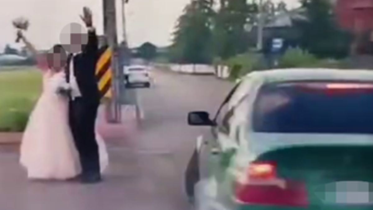 Drify wokół pary młodej. Nie powiedział komu dał samochód, za co zapłacił wysoki mandat