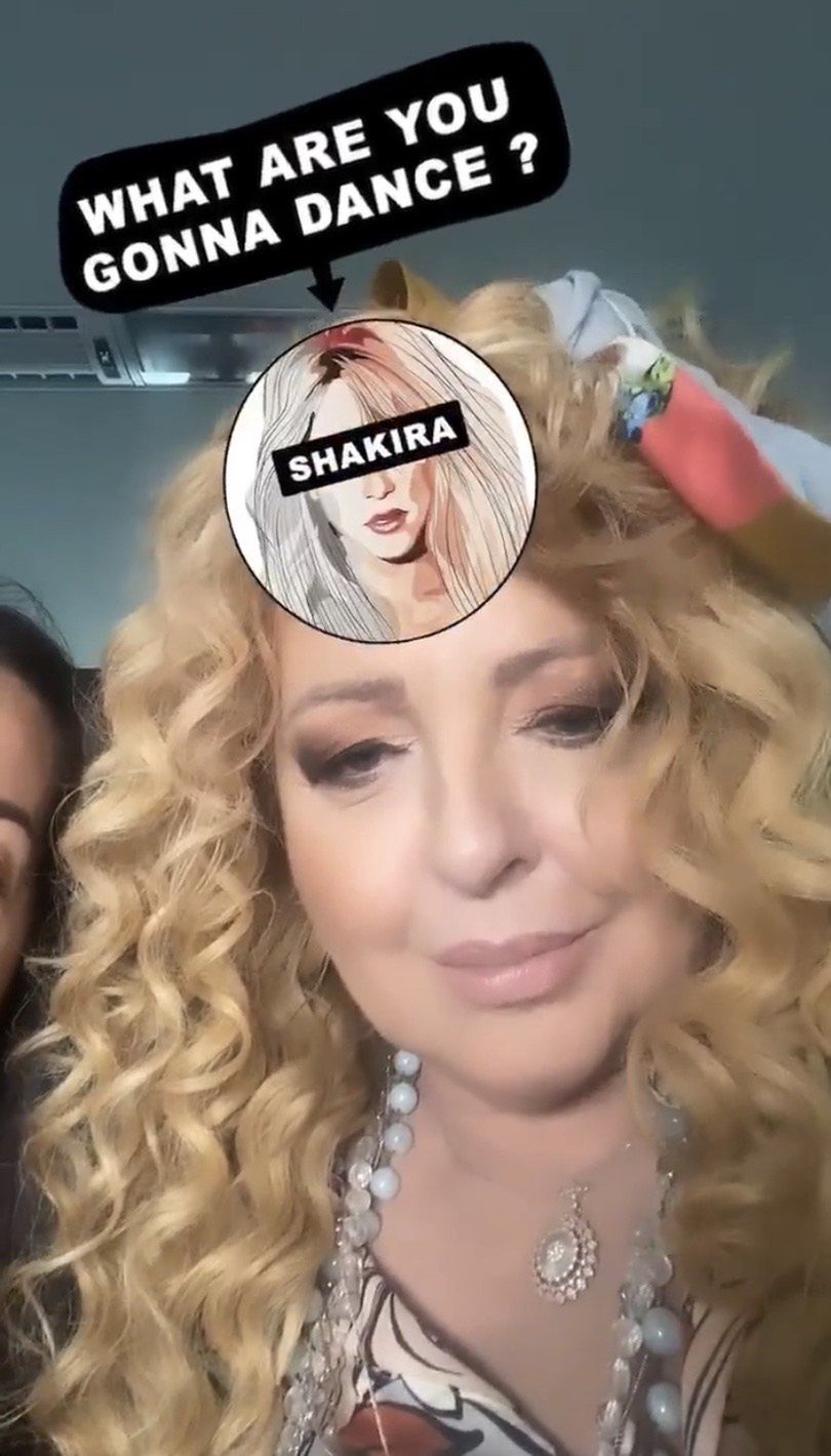 Magda Gessler jako Shakira