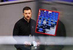 Puste miejsca na występie Zełenskiego w Bundestagu. Wyszli z sali
