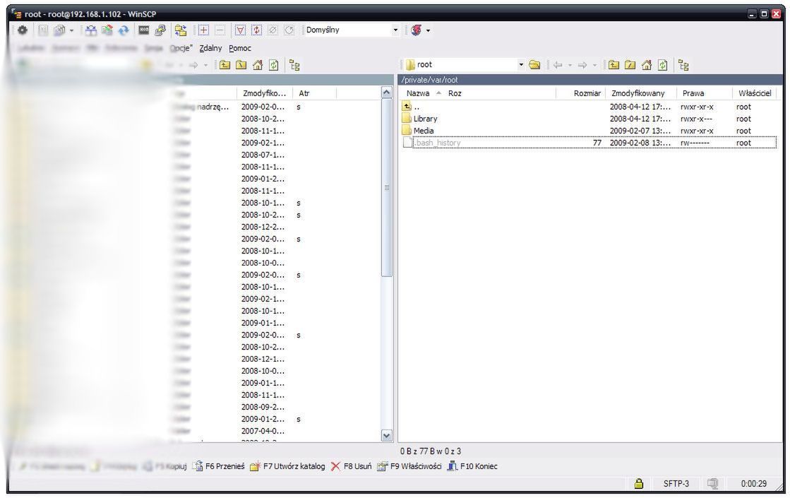 Dostęp do plików w iPhonie poprzez SSH i Wi-Fi 2