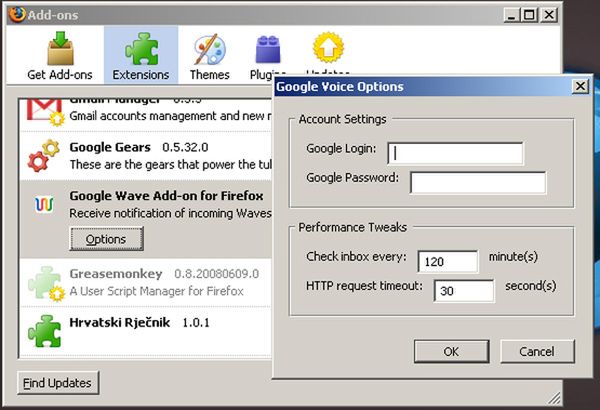 Zintegruj Firefoxa z Google Wave 1