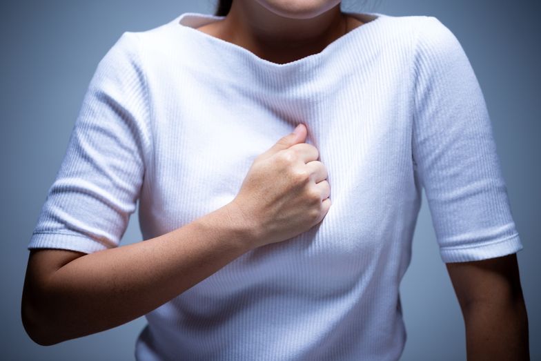 Objaw raka piersi na dłoniach