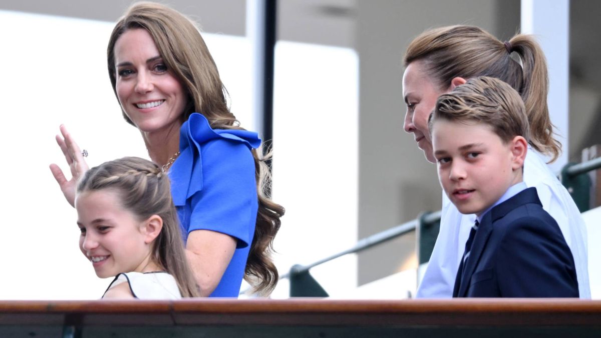Księżna Kate z dziećmi na Wimbledonie