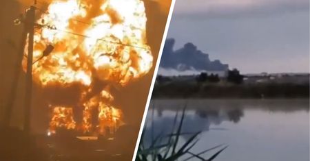 To nie była spokojna noc dla Rosji. Skład paliw w ogniu