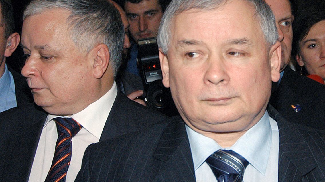 Lech i Jarosław Kaczyńscy