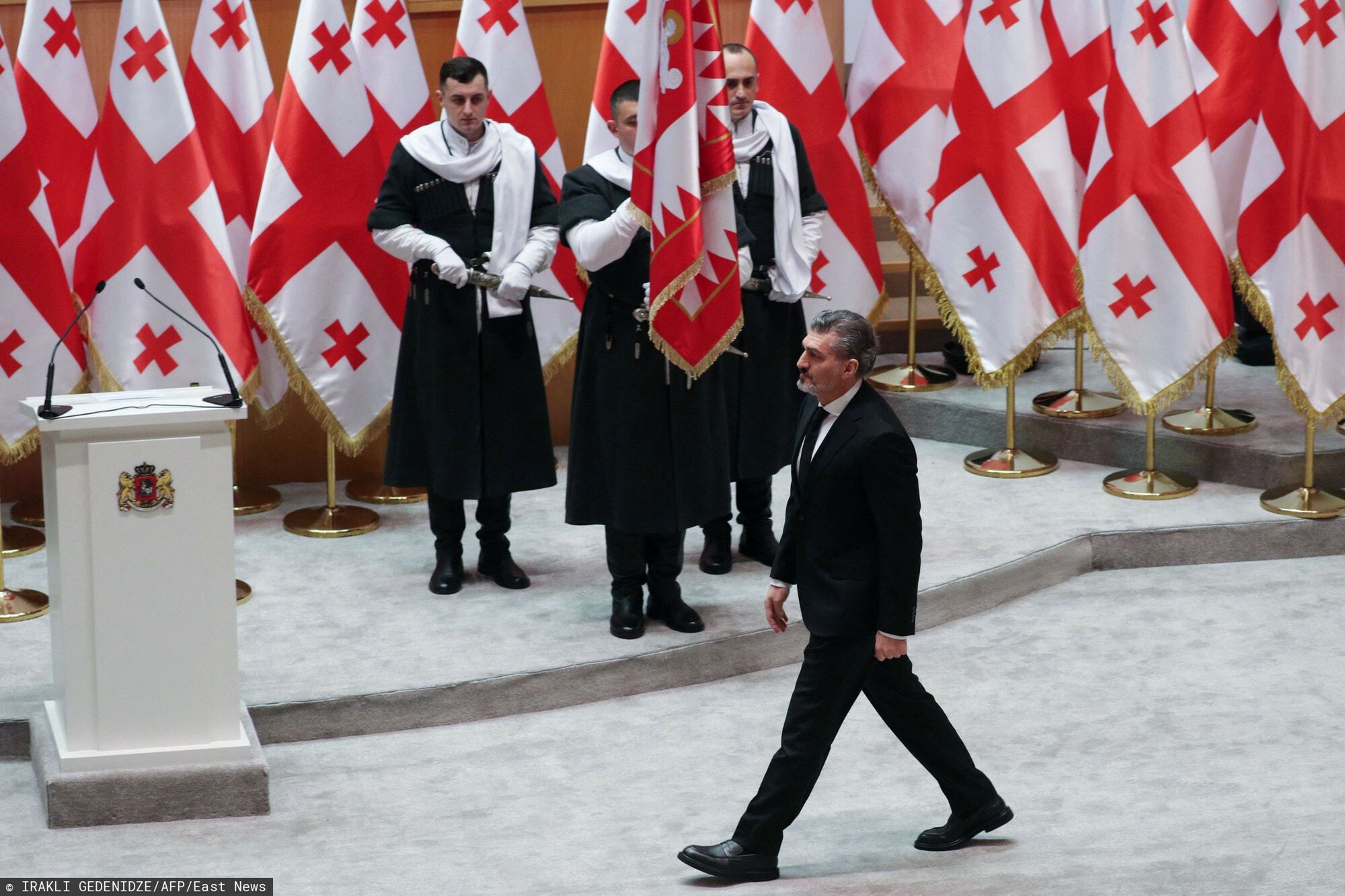 Zaprzysiężenie nowego prezydenta Gruzji. Grudzień 2024 r. 