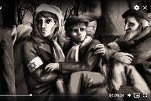 Kadr z filmu "Wśród sąsiadów"