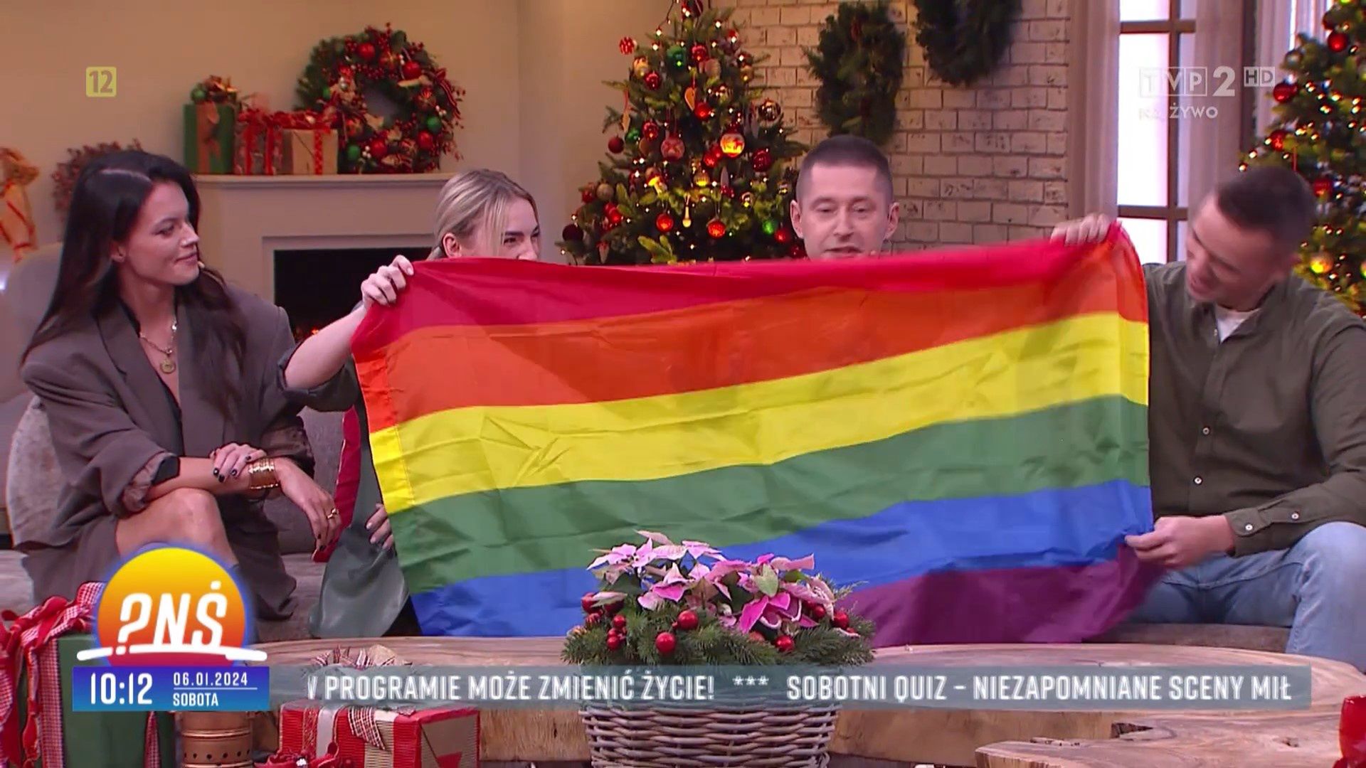 Kadr z sobotniego odcinka "Pytania na śniadanie"