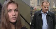 Licealistka o Tusku: "Nie mogłam przyjąć kwiatów od ZDRAJCY!"