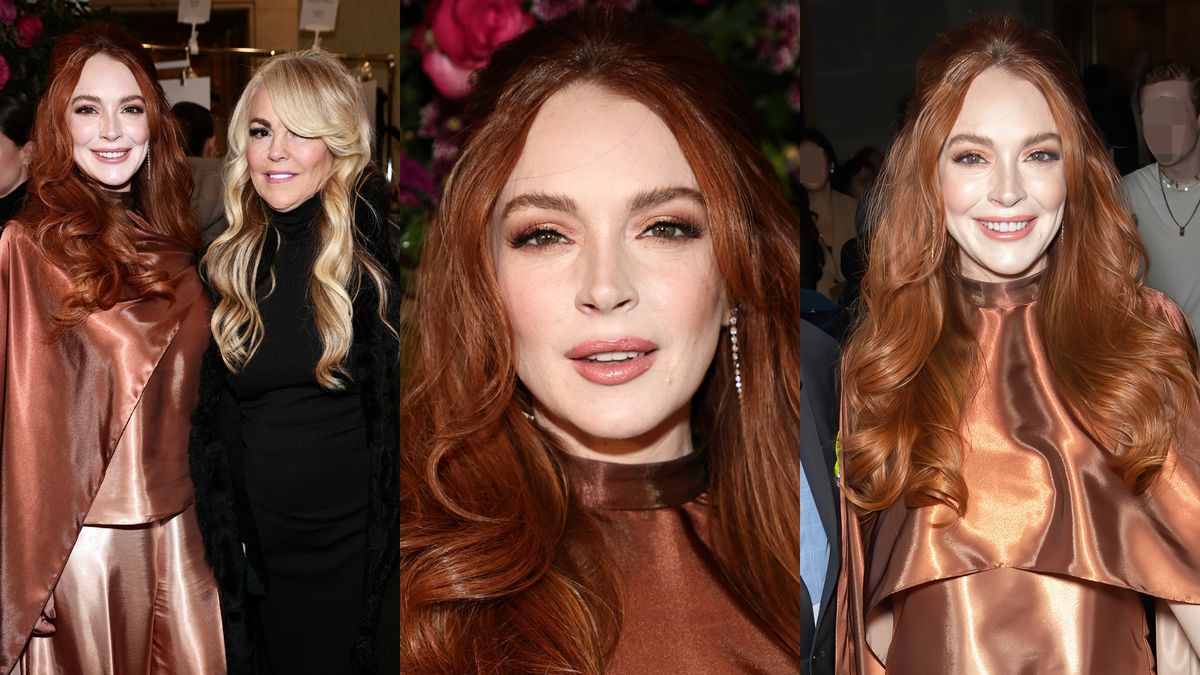 Lindsay Lohan na tygodniu mody w Nowym Jorku. Kibicowała rodzeństwu
