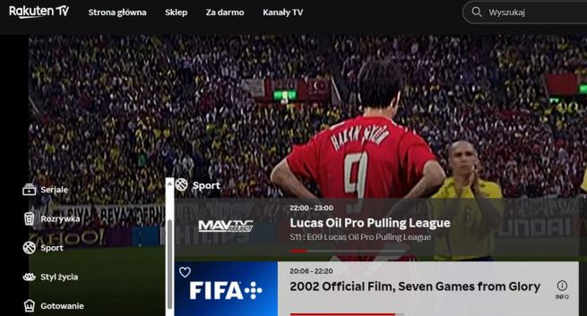 Bezpłatny kanał o piłce nożnej dostępny w Polsce