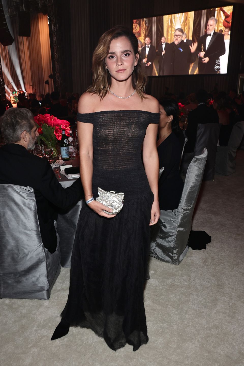 Emma Watson na imprezie charytatywnej Eltona Johna 