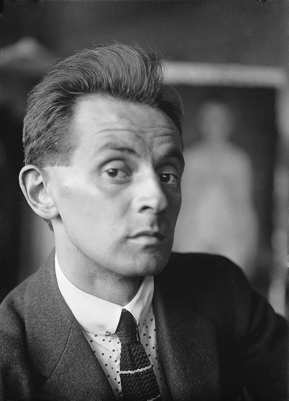 Egon Schiele na zdjęciu z 1918 roku