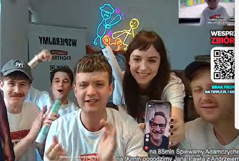 Bartłomiej Topa i Katarzyna Herman wsparli zbiórkę Łatwoganga 