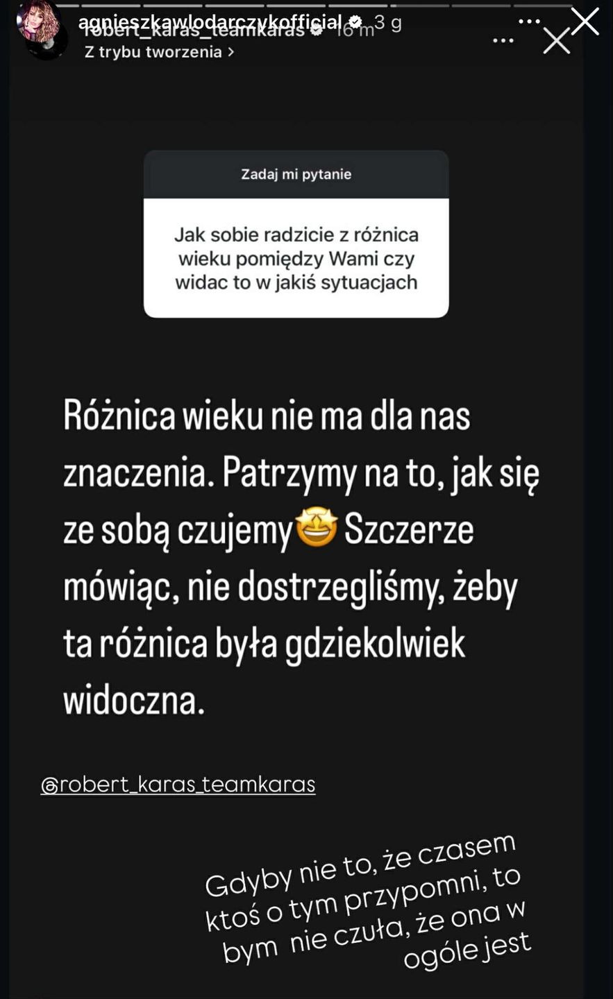 Włodarczyk i Karaś o różnicy wieku