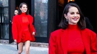 Odchudzona Selena Gomez zachwyca w czerwonej kreacji od polskiej projektantki. "Po prostu wow"