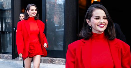 Odchudzona Selena Gomez zachwyca w czerwonej kreacji od polskiej projektantki. "Po prostu wow"