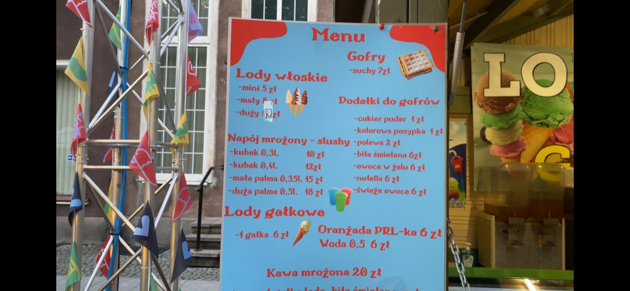 Ceny lodów 