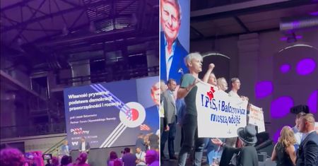 Awantura podczas wystąpienia Balcerowicza. Młodzież wdarła się na scenę