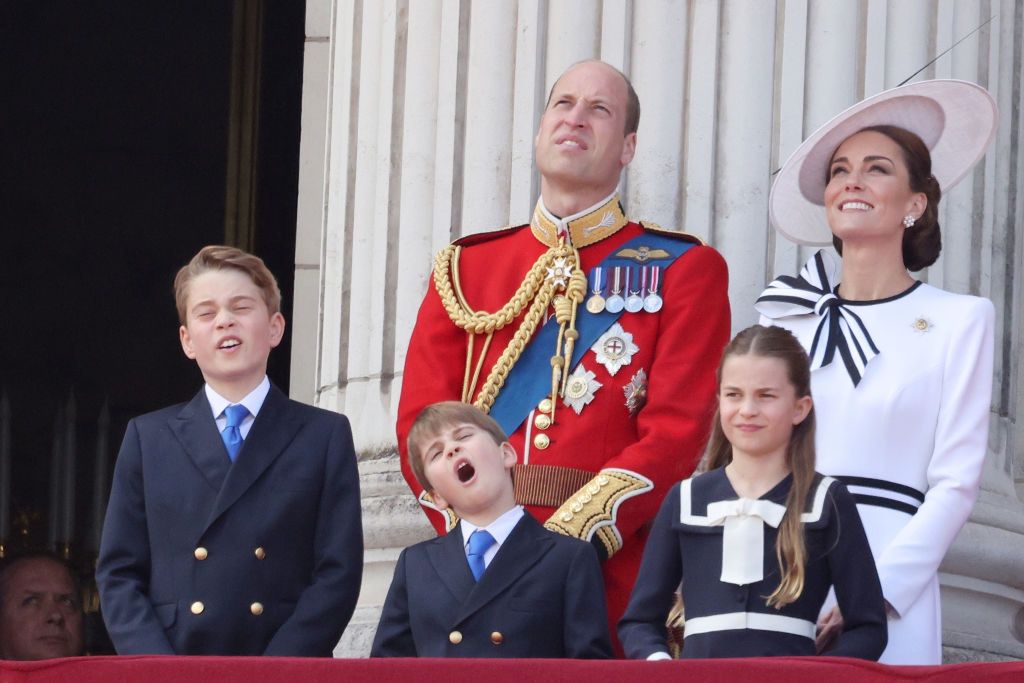 Książę Louis podczas parady wojskowej Trooping the Colour