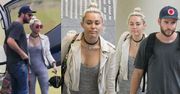Miley Cyrus w obcisłym kombinezonie wysiada z Liamem z helikoptera (ZDJĘCIA)
