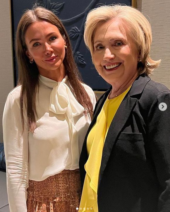 Kinga Rusin z Hillary Clinton