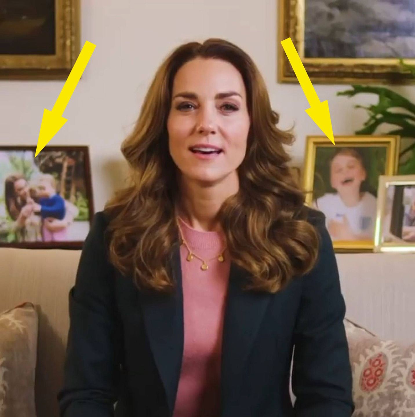 Kate Middleton pokazała w tle zdjęcia synów