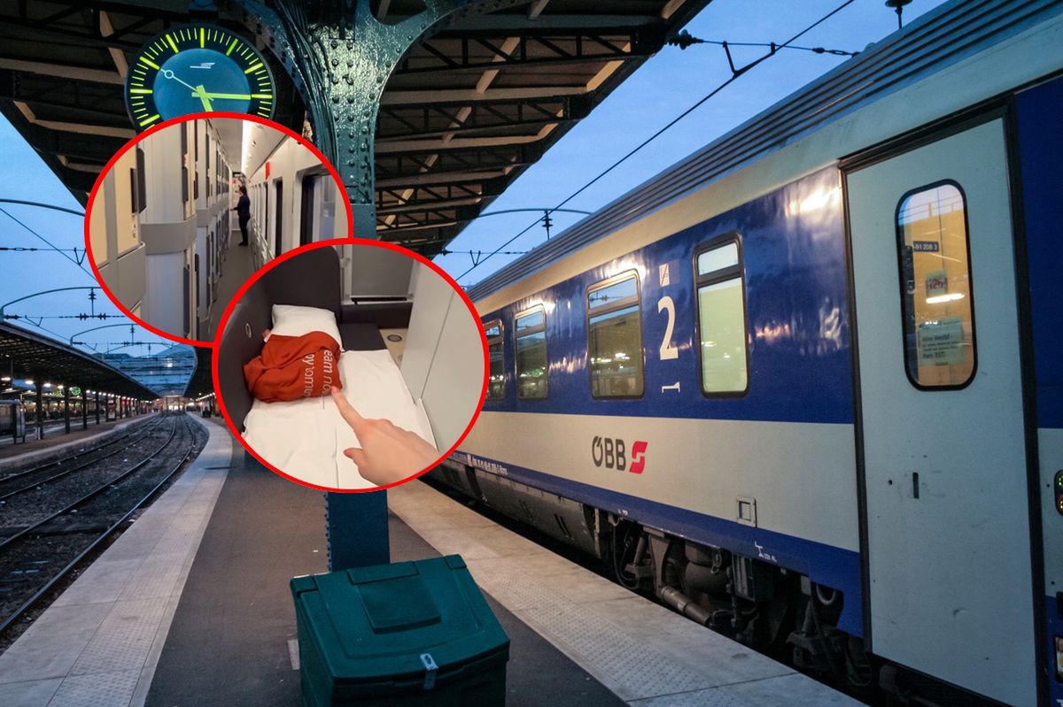 Pokazała, jak wygląda pociąg do Rzymu. "Kapsuły do spania"