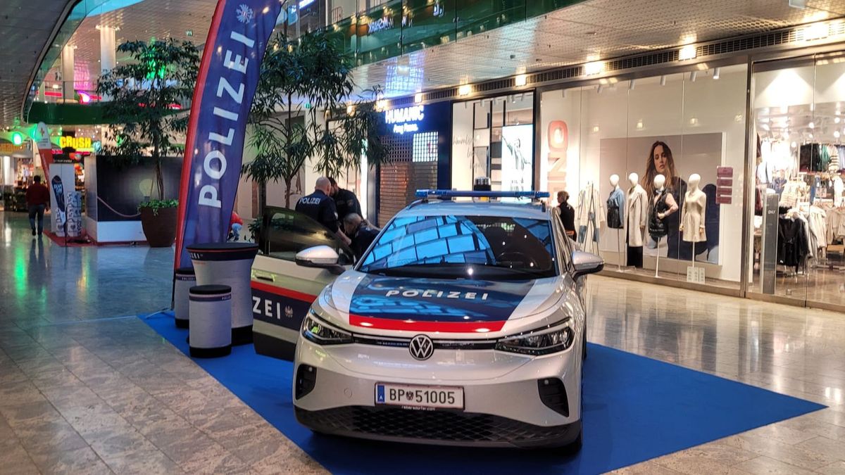 Elektryczny Volkswagen w służbie policji