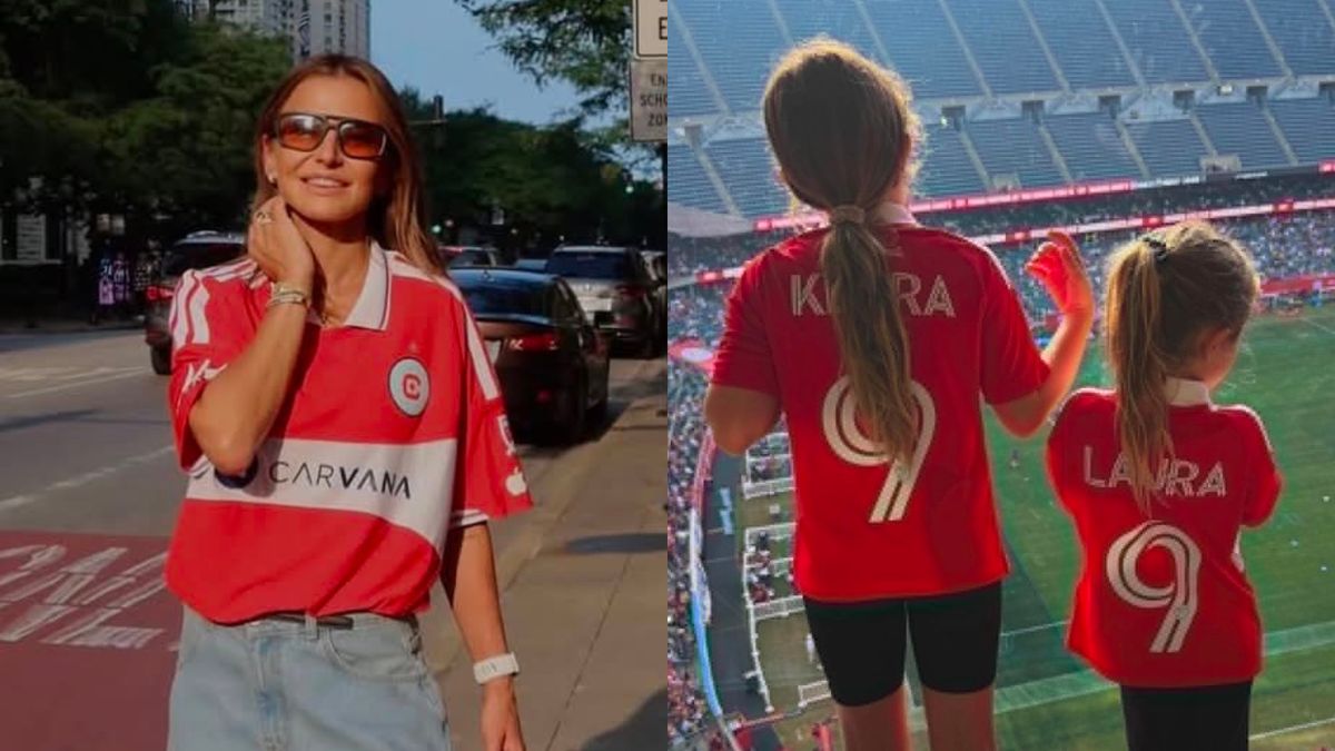 Anna Lewandowska zabrała córki na mecz Roberta w Chicago Fire