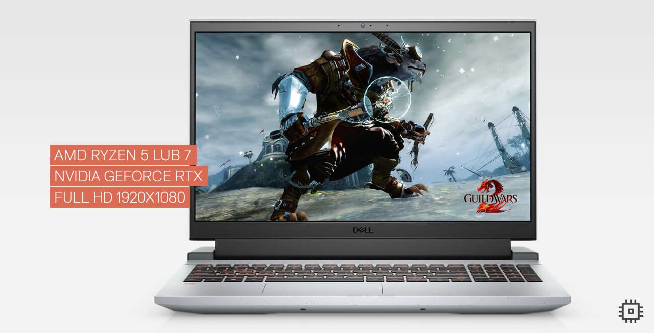 Laptop DELL G15 5515-4612 15.6" R5-5600H 8GB RAM 512GB SSD GeForce RTX3050 