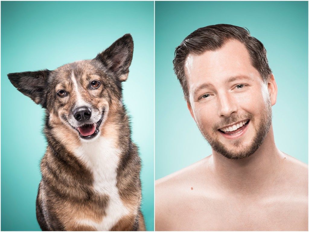 „The Dog People” - zabawne portrety ludzi, którzy naśladują swoje psy 2