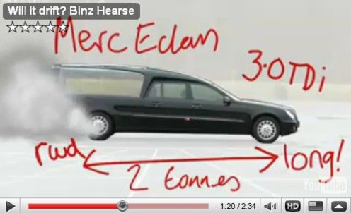 Czy będzie driftował? - Mercedes E klasy karawan