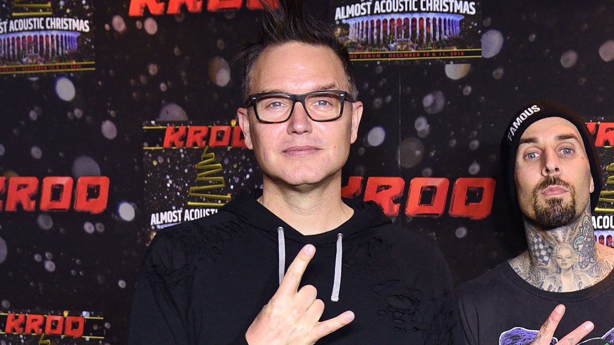 Mark Hoppus i Travis Barker, perkusista Blink-182