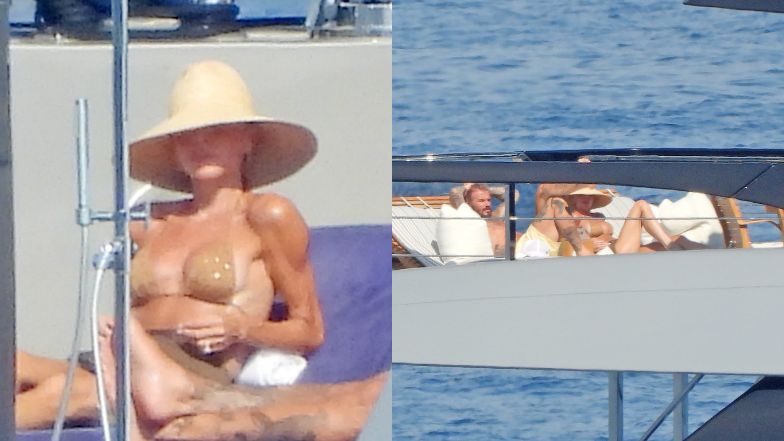 Victoria Beckham i David na wakacjach 