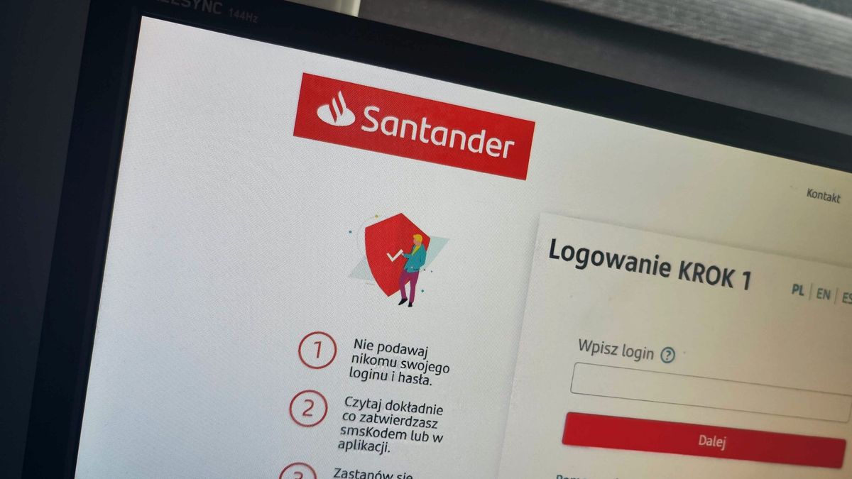 Oszuści próbują wyłudzić dane logowania od klientów Santander