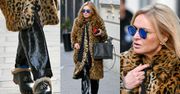 Monika Olejnik w futrzanych chodakach i z torebką za 10 tysięcy
