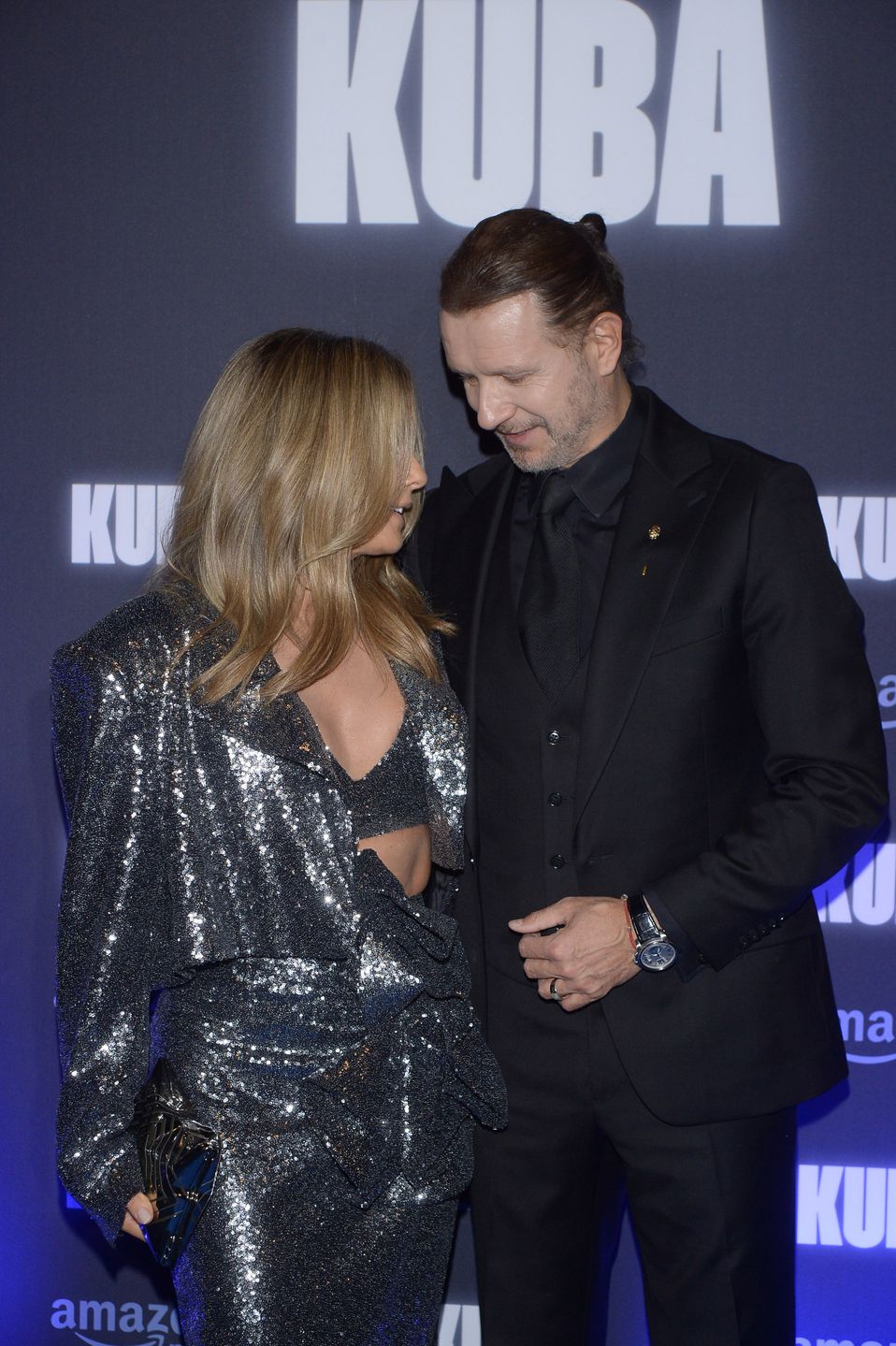 Spięcie Małgorzaty Rozenek i Radosława Majdana na ściance