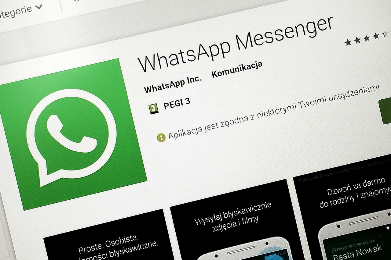 WhatsApp bije rekordy w Sklepie Play. Aplikacja przekroczyła 5 miliardów pobrań