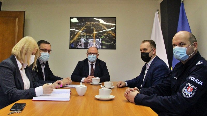 Spotkanie ws. budowy nowego komisariatu w Kraśniku Fabrycznym