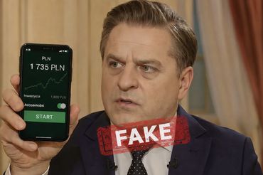 Uwaga na fałszywy materiał