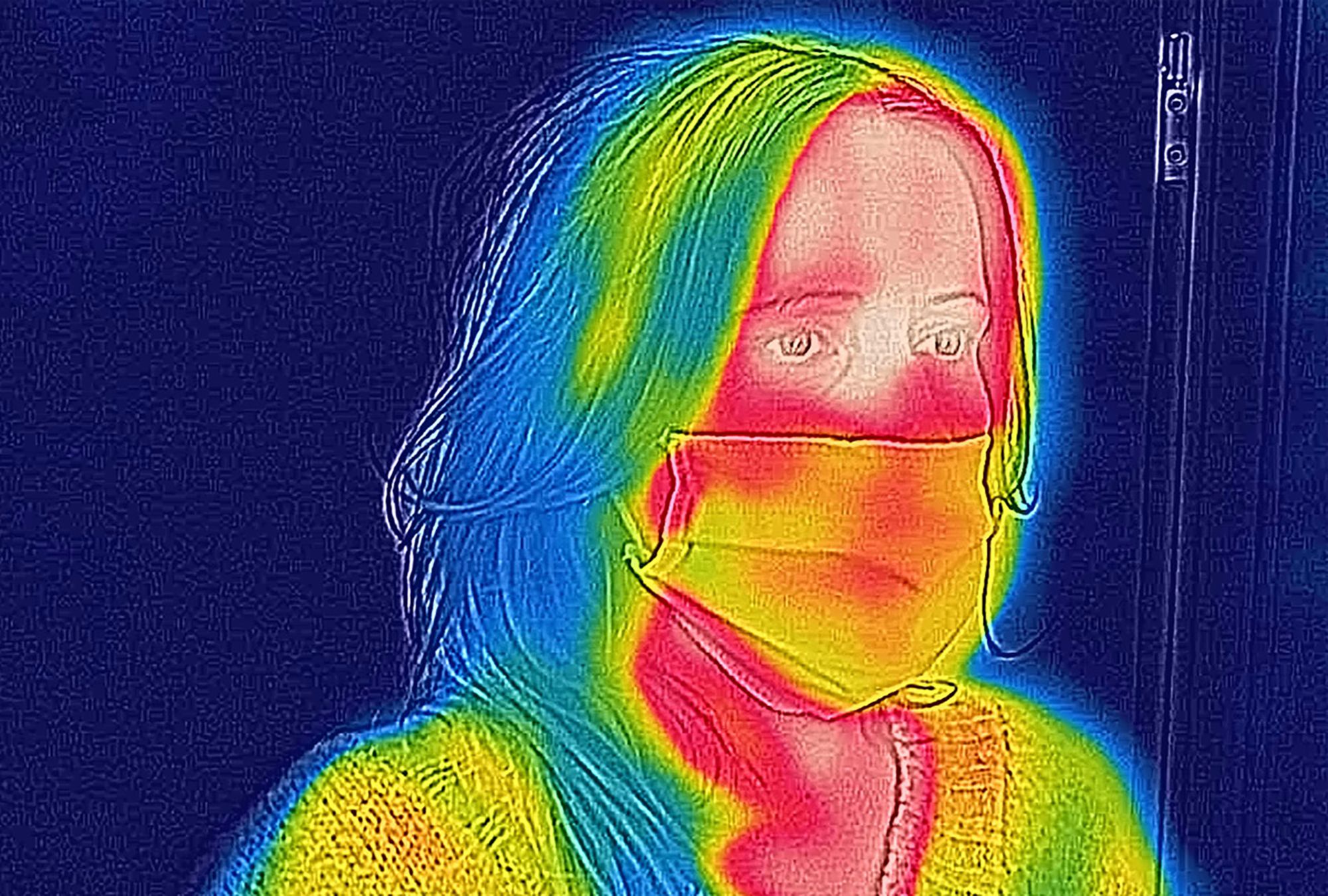 Piotr Tracz fotografował pandemię kamerą termowizyjną. Pokazał prawdziwy niepokój 2