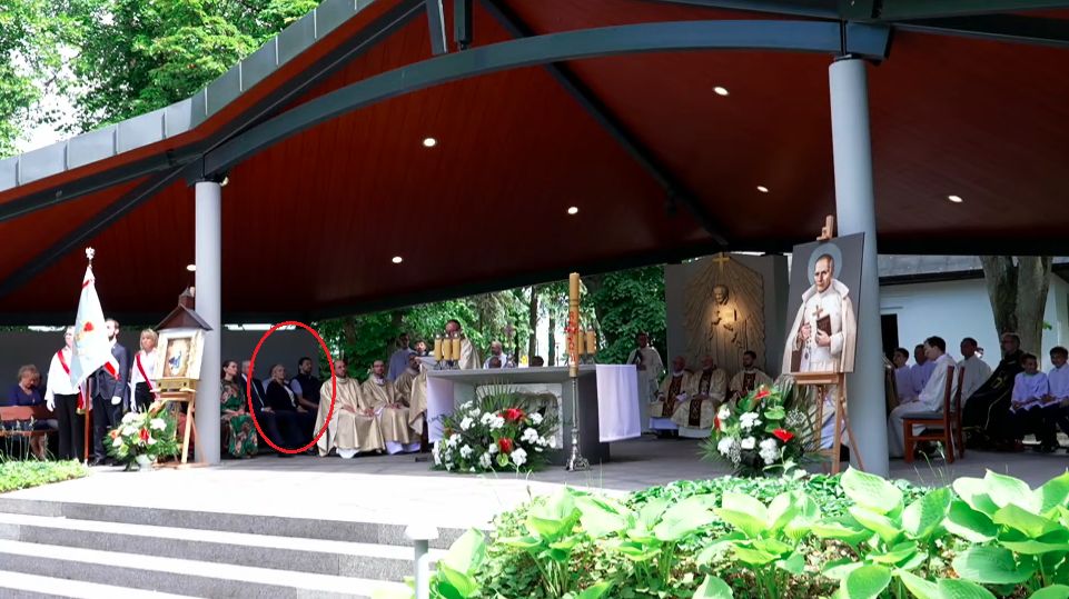 Chorosińscy na uroczystości