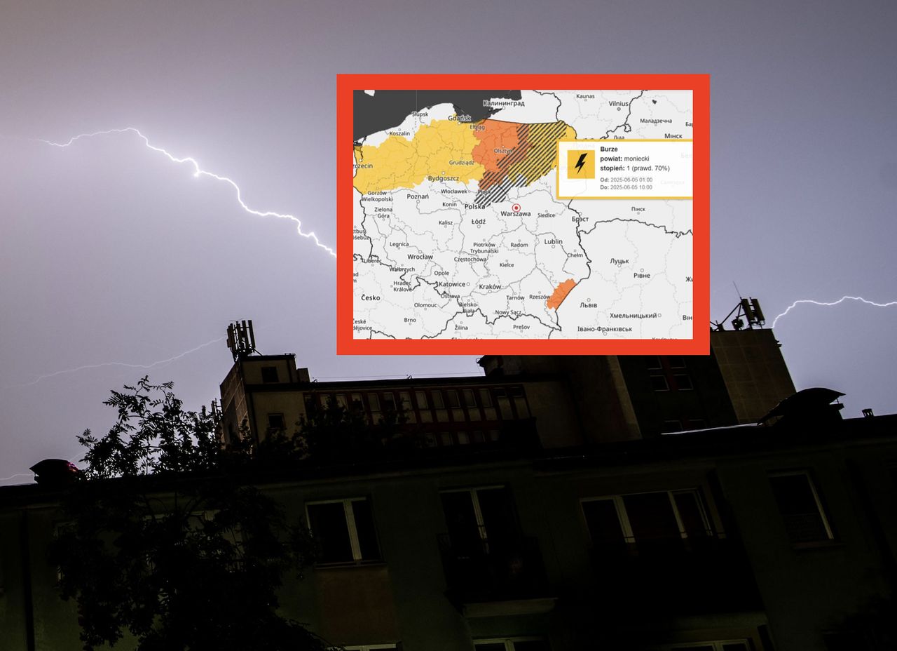 IMGW alarmuje. Nadciąga superkomórka