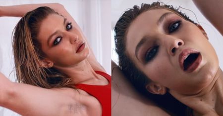 Nieogolone pachy Gigi Hadid w świątecznym klipie...