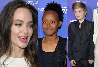 Elegancka Angelina pozuje z córkami na premierze bajki o... Afganistanie (ZDJĘCIA)
