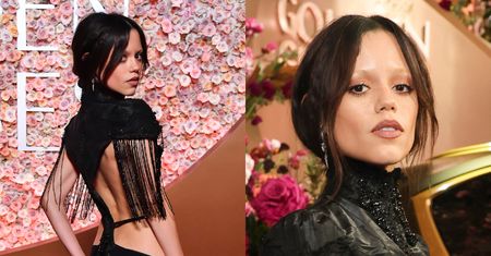 Mroczna Jenna Ortega w ODWAŻNEJ kreacji z wycięciami posyła chłodne spojrzenia na Złotych Globach 2026 (ZDJĘCIA)