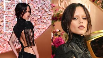 Mroczna Jenna Ortega w ODWAŻNEJ kreacji z wycięciami posyła chłodne spojrzenia na Złotych Globach 2026 (ZDJĘCIA)